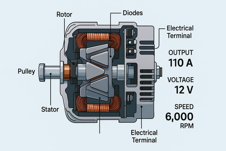 Spesifikasi Teknis Alternator